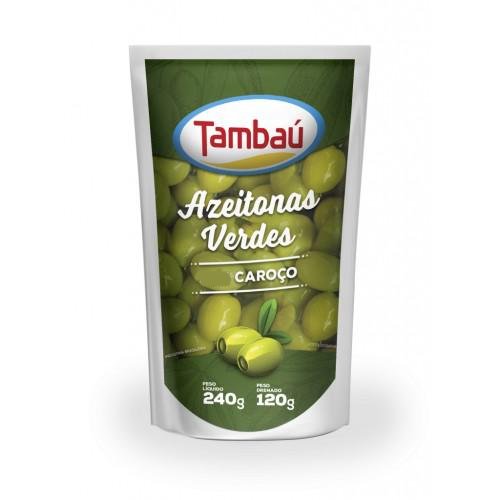 AZEITONAS TAMBAU VERDES C/CAROCO 240G
