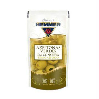AZEITONAS VERDE HEMMER SACHE 140G