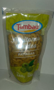 AZEITONAS VERDES FATIADA 240G