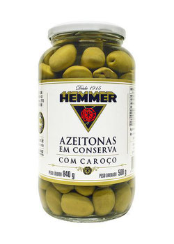 AZEITONAS VIDRO HEMMER 500G