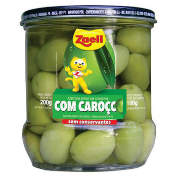AZEITONAS ZAELI C/ CAROCO VD 100G