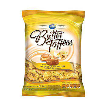 BALA BUTTER TOFFEES MARACUJA 600G