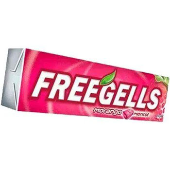 BALA FREEGELLS MORANGO MENTOL UND