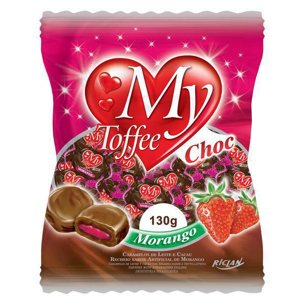 BALA MY TOFFEE CHOC MORANGO 130G