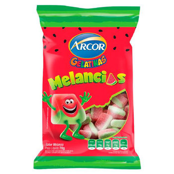 BALAS ARCOR GEL.70G MELANCIAS