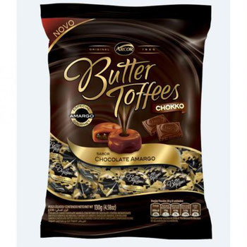BALAS BUT.TOFFEES 100G CHOC.AMARGO