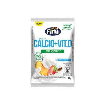 BALAS DE GELATINA CALCIO + VIT D FINI 18G