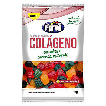 BALAS DE GELATINA COLAGENO FINI 18G