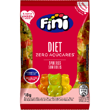 BALAS DE GELATINA DIET 18G