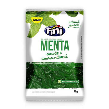 BALAS DE GELATINA MENTA FINI 18G