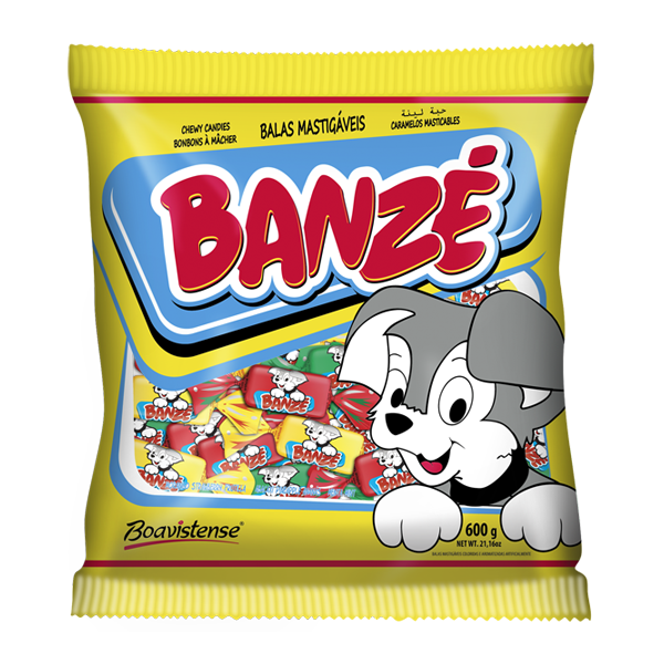 BALAS MASTIGAVEIS BANZE SORT BOAVISTENSE 600G