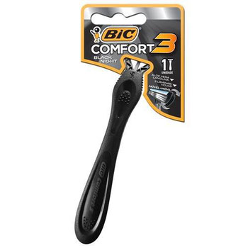 BARBEADOR BIC COMFORT3 BLACK NIGHT UND