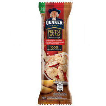 BARRA CEREAIS  QUAKER FRUTAS E AVEIA 20G