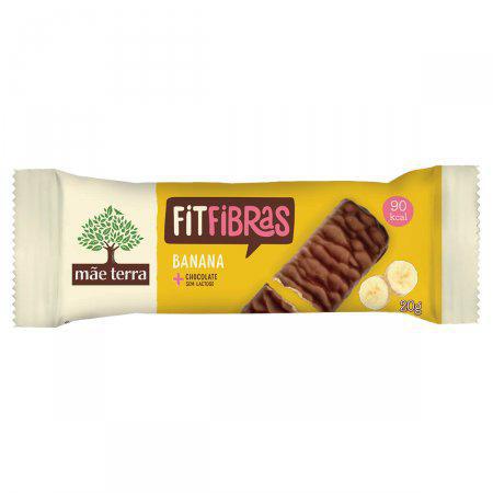 BARRA CEREAL FIT FIBRAS BANANA /AVEIA 20G MAE TERRA