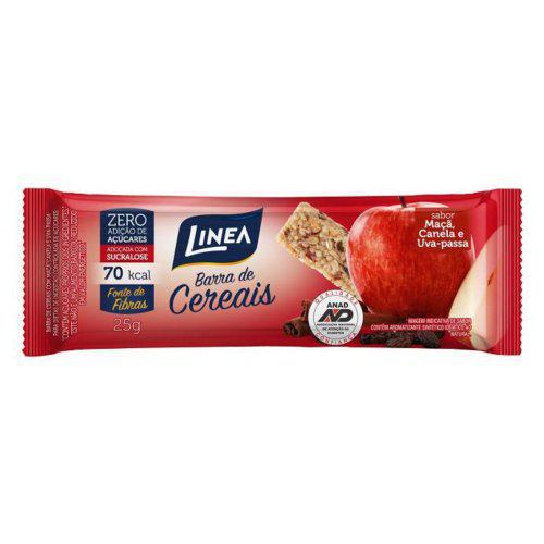BARRA CEREAL MORANGO LINEA ZERO 25G