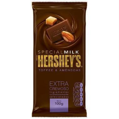 BARRA CHOC HERSHEYS SPEC MILK 100G