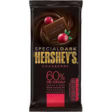 BARRA CHOCOLATE HERSHEYS DARK CRANBERRY 100G