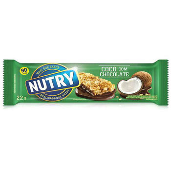 BARRA DE CEREAIS COCO CHOCOLATE NUTRY 22G