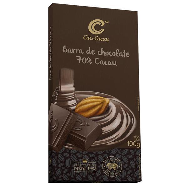 BARRA DE CHOC 70% CACAU 100G
