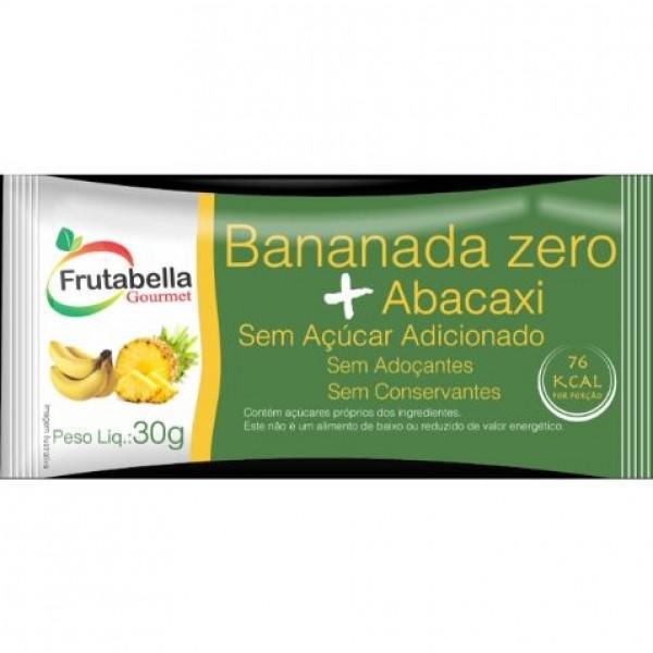 BARRA FRUTABELLA BANANADA+ABACAXI 30G