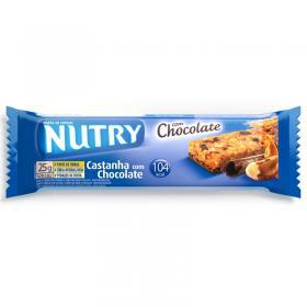 BARRA NUTRY CASTANHA C/ CHOC 22G