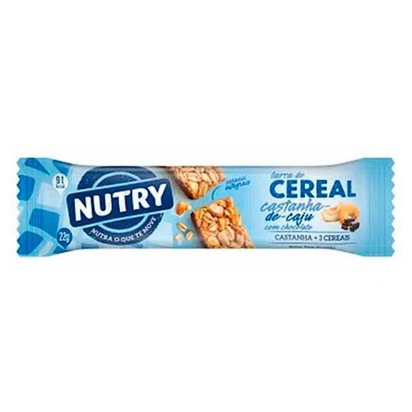 BARRA NUTRY CASTANHA CAJU C/ CHOC 22G