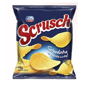 BATATA FRITA SCRUSCH WAVE ONDULADA NAT 50G
