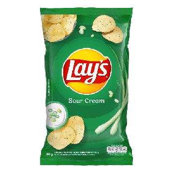 BATATA LAYS 80G SOUR CREAM