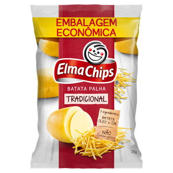 BATATA PALHA ELMA CHIPS TRADICIONAL 215GR