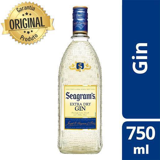 BEBIDA GIN SEAGRAMS EXTRA DRY 750ML