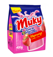 BEBIDA LACTA EM PO MUKY MORANGO 400G SACHE