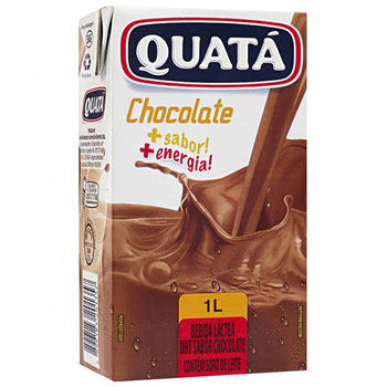 BEBIDA LACTA UHT  QUATA CHOCOLATE 1L