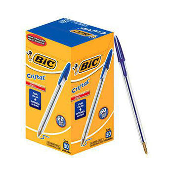 BIC CANETA CRISTAL TRAD AZUL