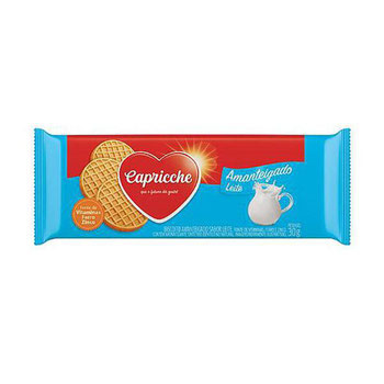 BISC AMANTEIGADO CAPRICCHE LEITE 30G