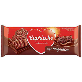 BISC CAPRICCHE WAFER BRIGADEIRO 120G