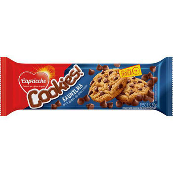 BISC COOKIES CAPRICCHE BAUNILHA 60G