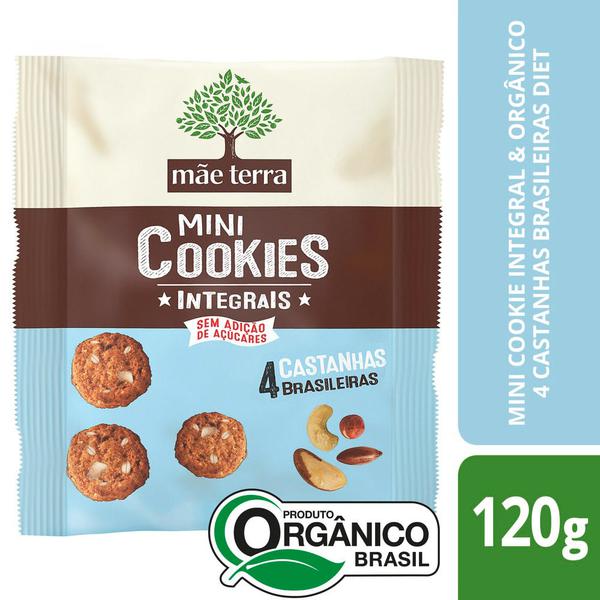 BISC COOKIES MAE TERRA DIET CASTANHA PARA 120G