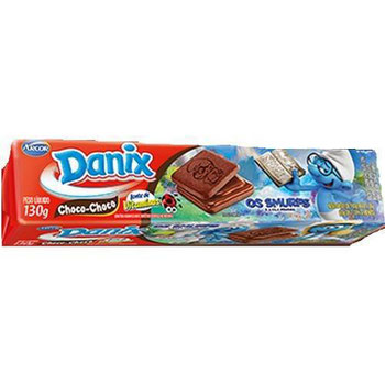 BISC DANIX CHOCO CHOCO SMURFS 130G