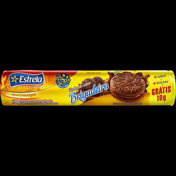 BISC ESTRELA RECHEADO BRIGADEIRO 130G