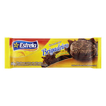 BISC ESTRELA RECHEADO BRIGADEIRO 60G
