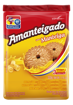 BISC FORTALEZA AMANTEIGADO 400G