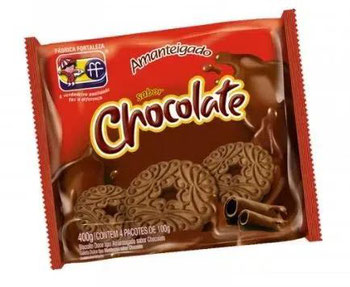 BISC FORTALEZA AMANTEIGADO CHOCOLATE 400G