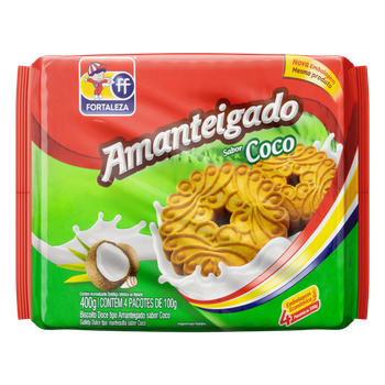 BISC FORTALEZA AMANTEIGADO COCO 400G