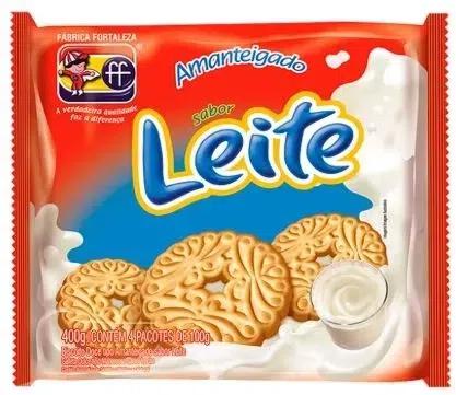 BISC FORTALEZA AMANTEIGADO LEITE 400G