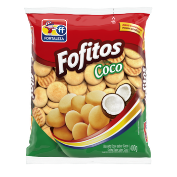 BISC FORTALEZA FOFITOS COCO 400G
