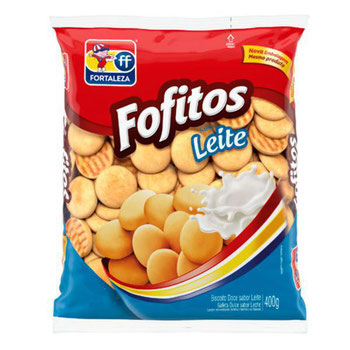 BISC FORTALEZA FOFITOS LEITE 400G