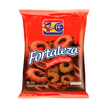 BISC FORTALEZA ROSQUINHA CHOCOLATE 350G