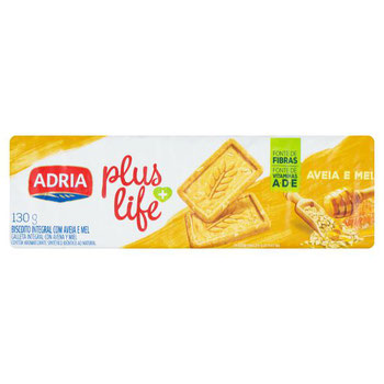 BISC INTEGRAL ADRIA AVEIA/MEL 130G