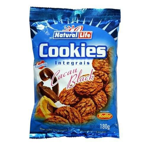 BISC KODILAR COOKIES INTEGRAL CACAU BLACK 180G