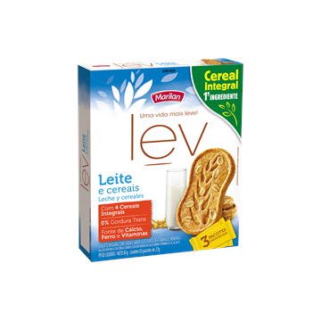 BISC LEV LEITE E CEREAIS 81G